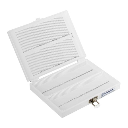 Bel-Art Products, Slide Box for 100 Slides with Hinged Lid 445770000